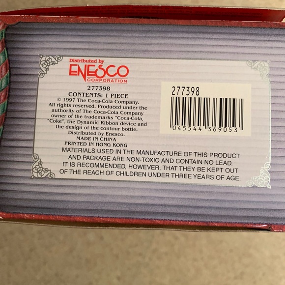 1997 Enesco Coca Cola Twist&Shout Have a Coke ornament - Picture 3 of 3